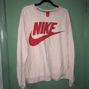 Light Pink Nike Crewneck Sweatshirt